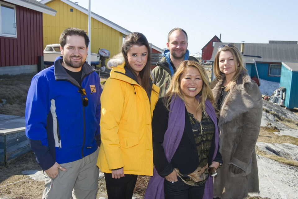 Fra venstre: Freyr Líndal, instruktør, Eva Lind Höskuldsdottir, Martin Barnewitz, Nina Lyng og Ann Lind Andersen.