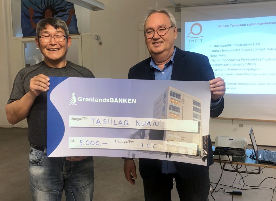 ICC uddeler pris i Tasiilaq