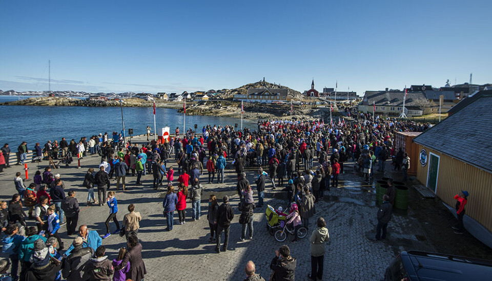 Mennesker, kolonihavnen, nationaldag, 2015