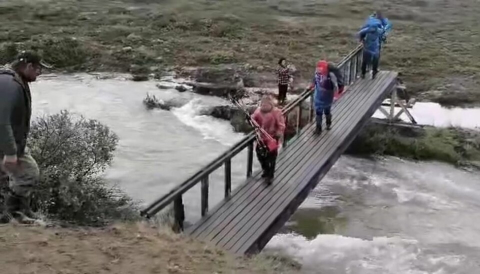 ACT advarer: Vandrere skal passe på de våde vandreruter