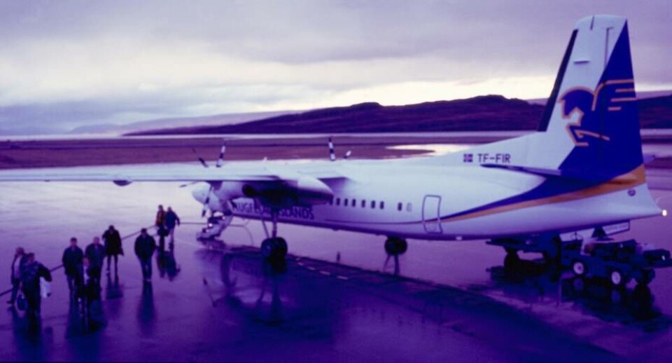 Landingsbanen i Egilsstaðir
