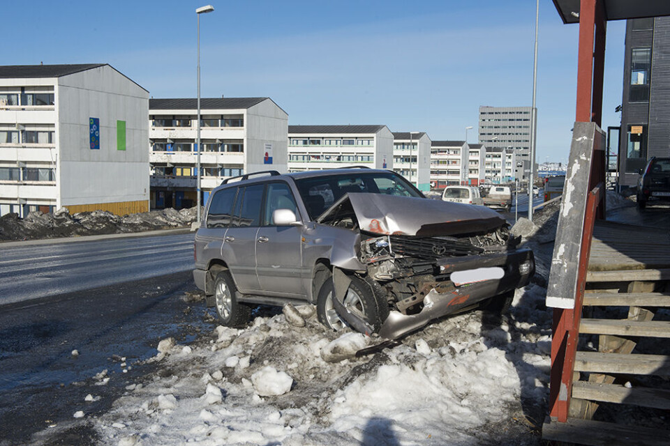 Den forulykkede bil var blevet efterladt, da en patruljevogn så den for første gang klokken 06.30 fredag morgen