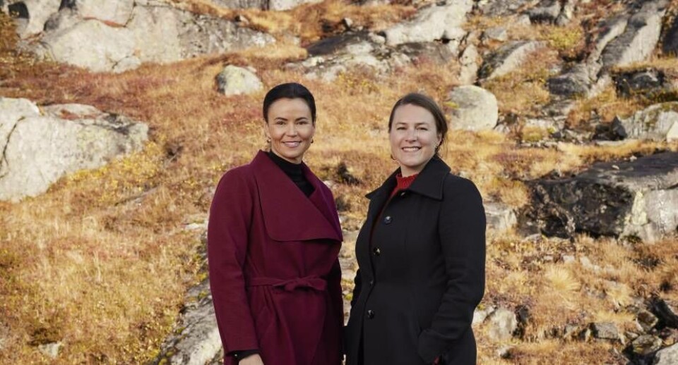 Arnakkuluk Kleist og Maliina Abelsen har hen over de sidste to år udviklet tankerne bag deres nye firma.