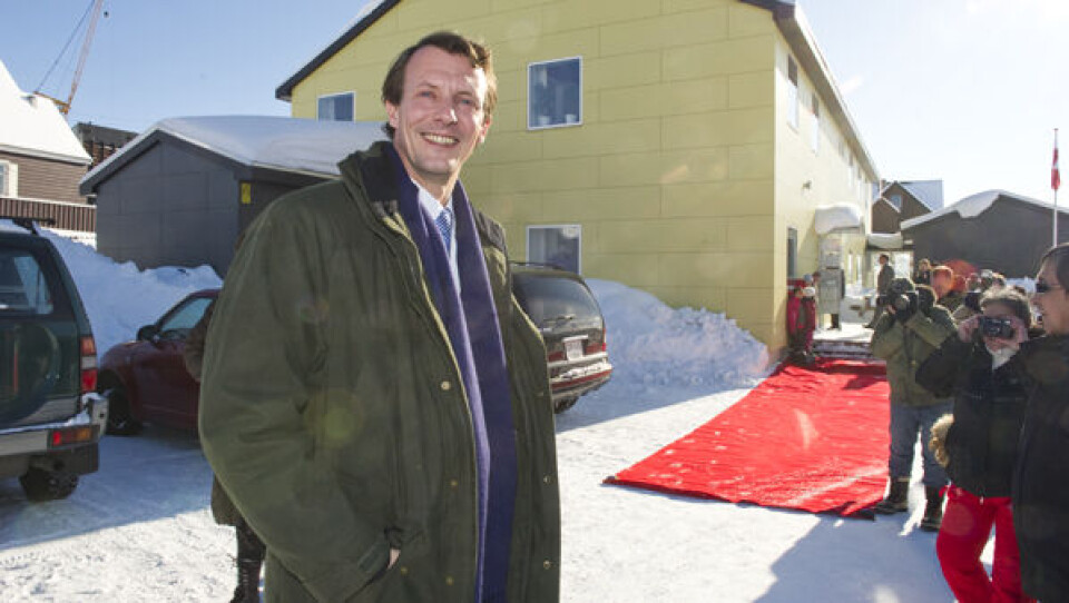Prins Joachim er i Nuuk tirsdag til torsdag i denne uge
