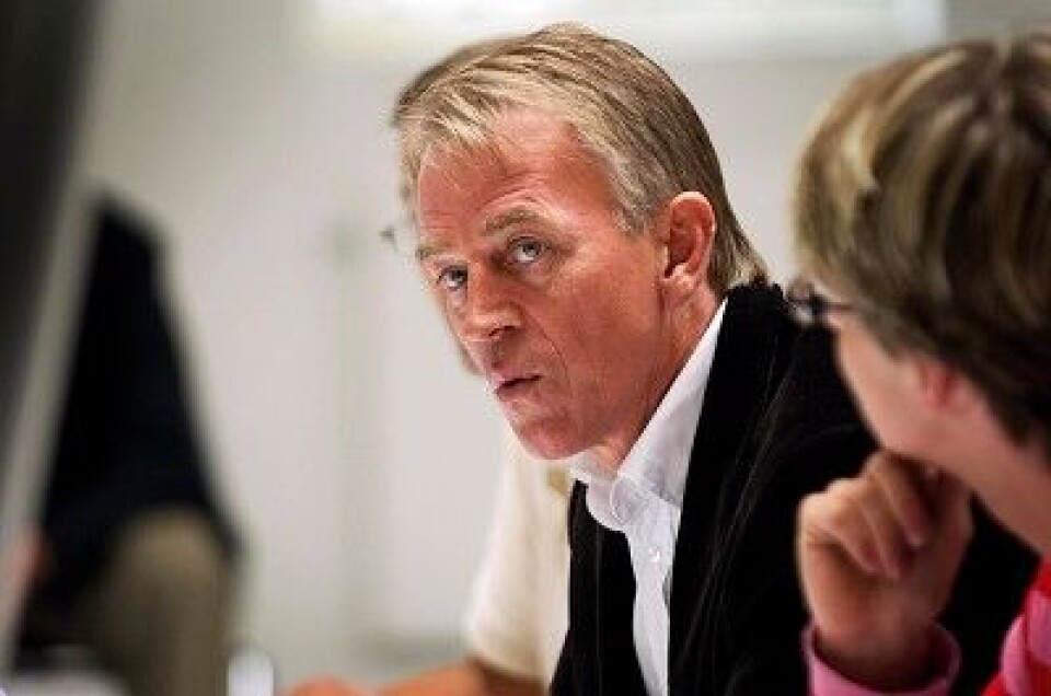 Udenrigsminister Villy Søvndal, SF, stiller spørgsmålstegn ved, om Grønland har ret til på egen hånd at sælge råstoffer til udlandet. Foto: Leiff Josefsen