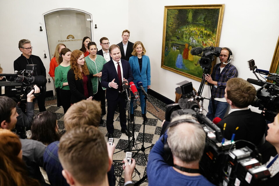 Finansminister Nicolai Wammen (Soc) præsenterer mandag den danske finanslovsaftale for 2022.