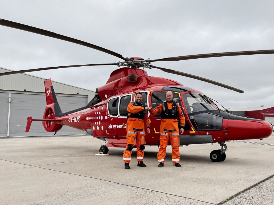 Første H155 helikoptere på vej til Grønland