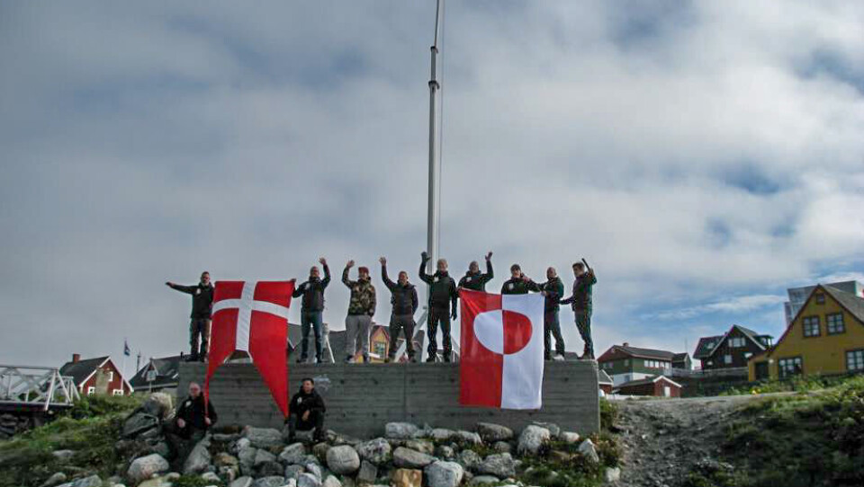 ved sidste års besøg. Veteranprojekt Grønland
