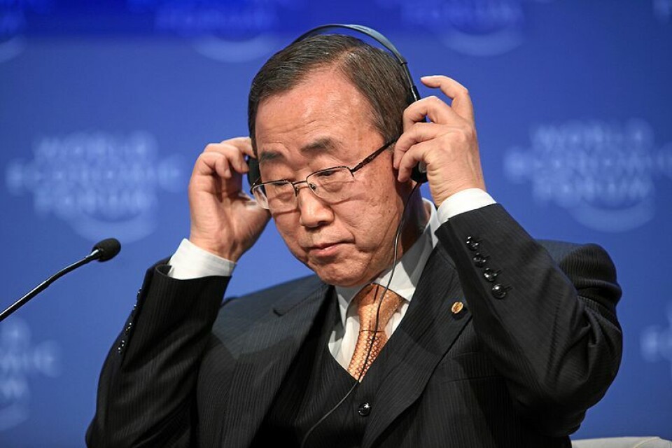 FN's generalsekretær, Ban Ki-moon, kommer i denne uge til Grønland