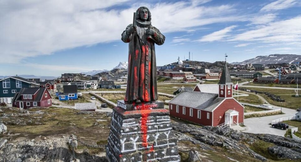 Politiet opgiver sag om statue-hærværk