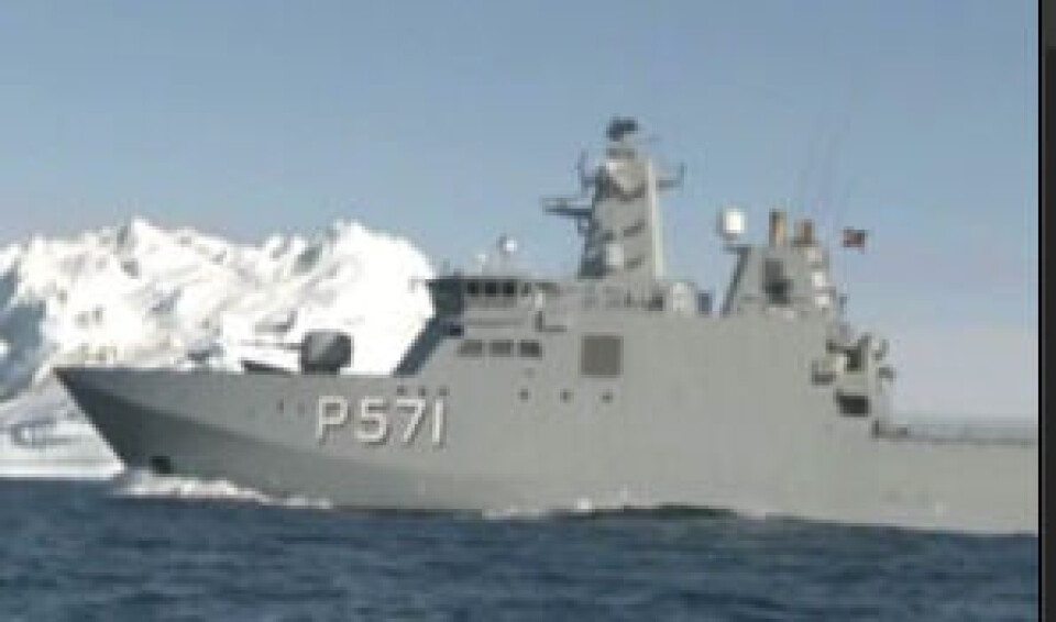 Forsvarskanalen bringer et portræt af Ejnar Mikkelsen på vej mod Thule. Foto: Skærmbillede
