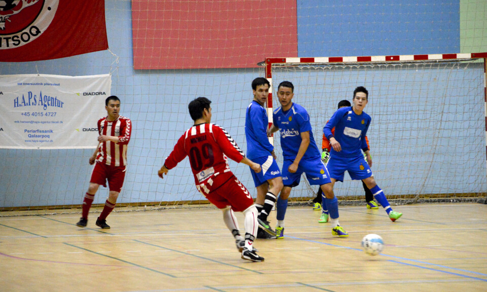 Billede fra sidste-års GM i futsal i Maniitsoq