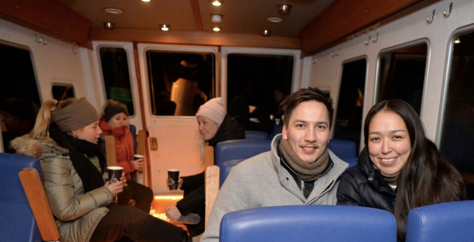 Karen og Aputsiaq blev udvalgt ved en lodtrækning, til at komme på date med Greenland Cruises.
