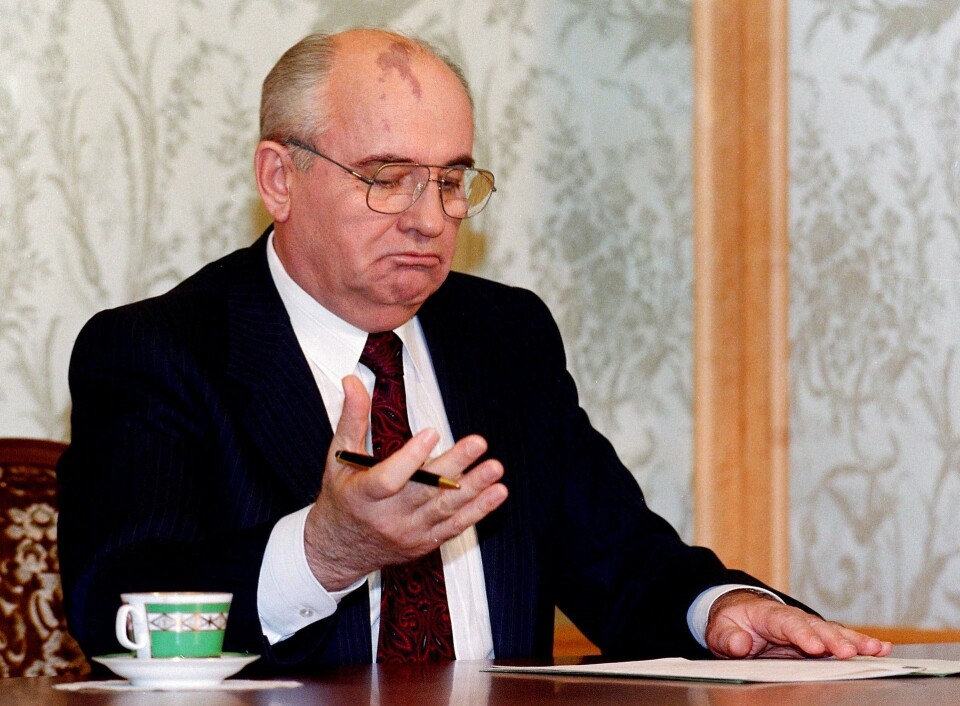 Den tidligere leder af Sovjetunionen Mikhail Gorbatjov døde tirsdag aften efter længere tids sygdom. (Arkivfoto).