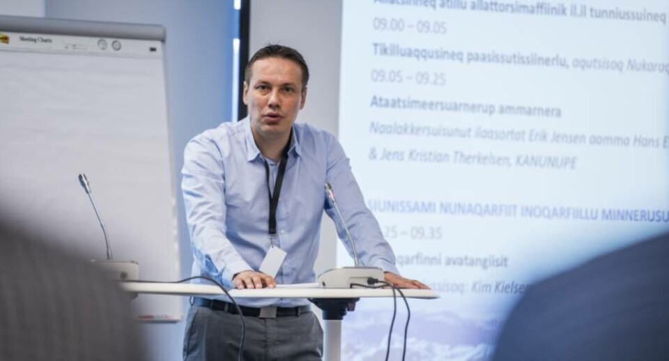 – I Naalakkersuisut vil vi gøre, alt hvad vi kan for tiltrække den nødvendige arbejdskraft udefra til Grønland. Vi er meget lydhøre over for virksomhedernes ønsker om at kunne få arbejdskraft udefra hurtigere og lettere, siger Erik Jensen, naalakkersuisoq for råstoffer og arbejdsmarked. Erik Jensen