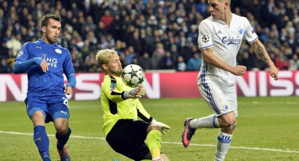 Claudio Ranieri roser Kasper Schmeichel for den redning i slutminutterne, der forhindrede en FCK-scoring