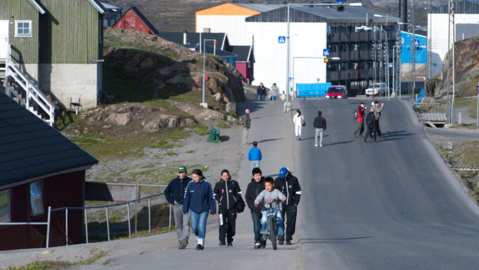 Vinteren kom retur til Sisimiut i dag. Foto: Jens Karlsen