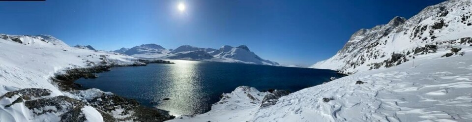 Så flot var der i Nuuks bagland, da Arnannguaq nåede frem til stedet, hvor hun ville vandre.