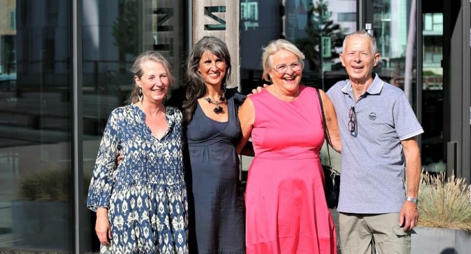 De sidste mange års ledere var til stede ved tirsdagens arrangemen. Finn Illum Jørgensen, Kirsten Mærsk og de to nuværende Nauja Bianco og Annette Bogø Lyberth, der gæstede begivenheden.