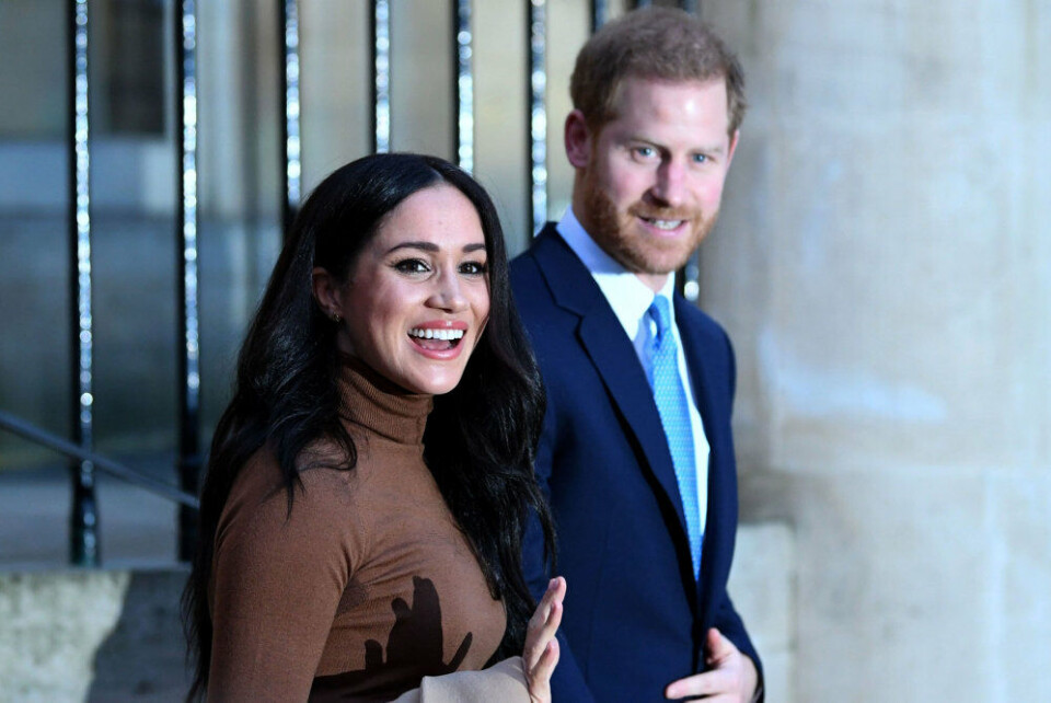 Det royale par prins Harry og hertuginde Meghan træder tilbage som fremtrædende medlemmer af det britiske kongehus. (Arkivfoto)