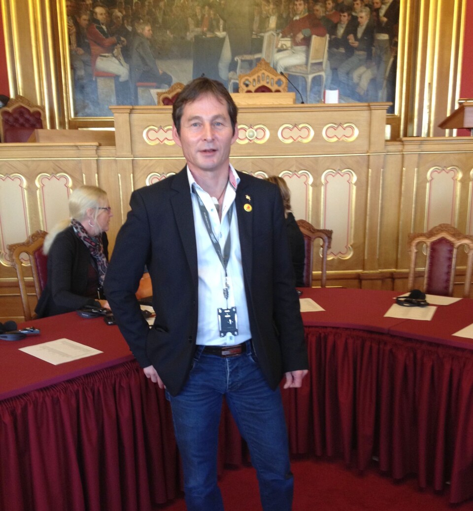 Inuit Ataqatigiits suppleant i Folketinget Johan Lund Olsen tog uran-emnet op på Nordisk Råds session i Oslo. Det foregik i det norske parlament Stortinget