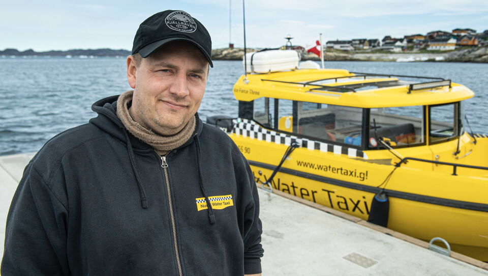 Anders Lykke Laursen er stifter, medejer og direktør i Nuuk Water Taxi.
