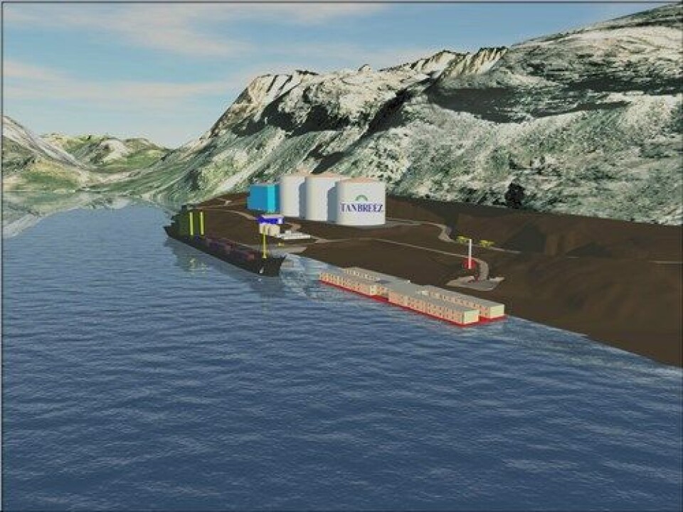 Infrastrukturen er på plads til direkte forsendelse af koncentratet hele året rundt.