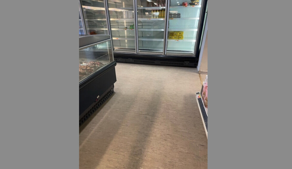 Der har været tomme hylder i Kullorsuaqs Pilersuisoq i løbet af sommeren.