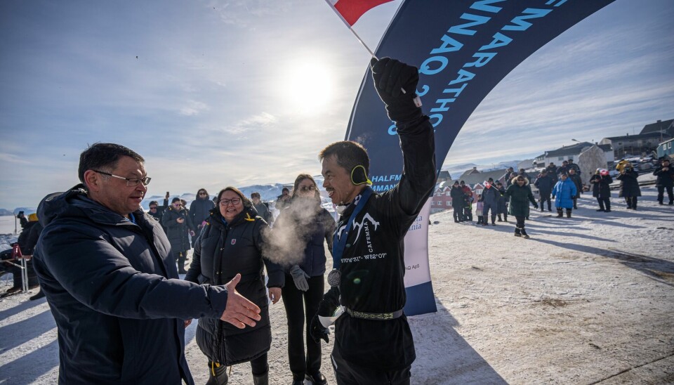 Vinderen Pilutaq Berthelsen gennemførte løbet på 3 timer og 33 minutter / Ajugaasoq akunnerni pingasuni minutsinilu 33-ini arpappoq.