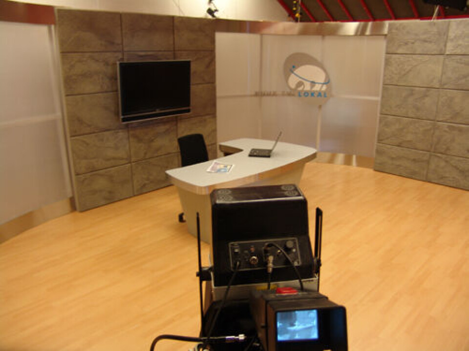 Nuuk TV-p studiaa nutaaq ima isikkoqarpoq.
