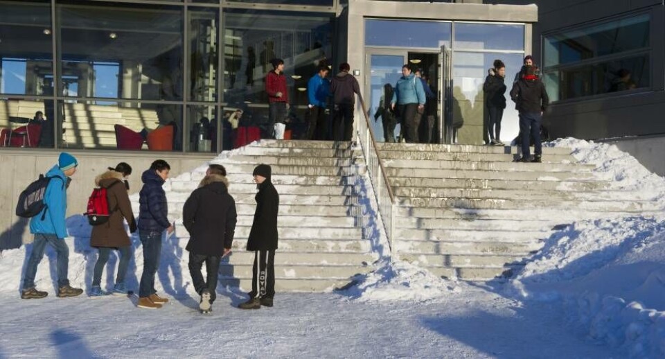 Folkeskolen er for dårlig til at hjælpe svage elever, mener Imak. Billedet er fra GU i Nuuk. Foto: Leiff Josefsen