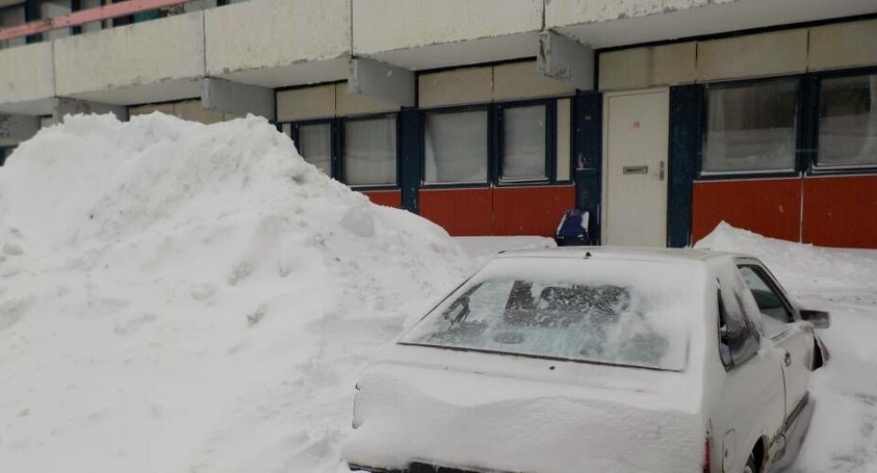 Bilvrag som dette forstyrrer snerydningen flere steder