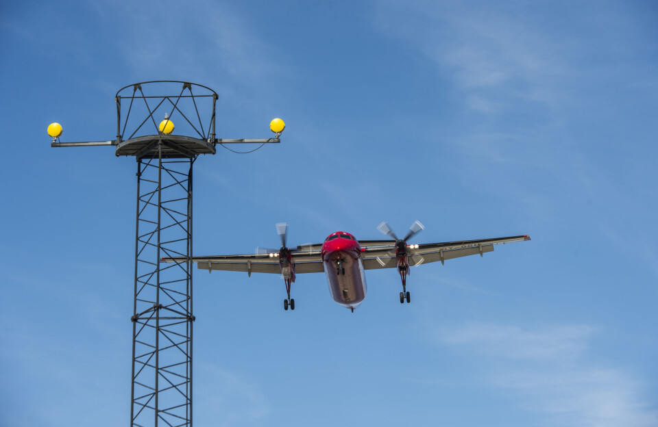 Tåge driller lufttrafikken langs vestkysten