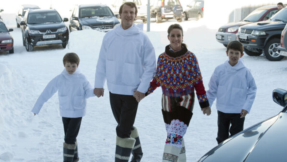 Familieforøgelse på vej hos prins Joachim og prinsesse Marie. Prinserne Nikolaj, Felix og Henrik bliver nemlig storebrødre til januar. Foto: Leiff Josefsen
