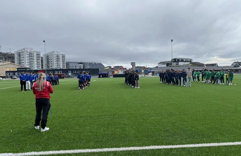 Grønlandsk mesterskab i fuld gang: U15 finale mellem B-67 og IT-79