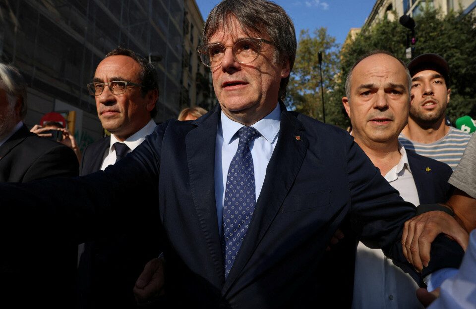 Catalansk separatistleder vender tilbage til Spanien efter syv år