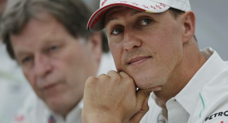 Arkivfoto af Michael Schumacher