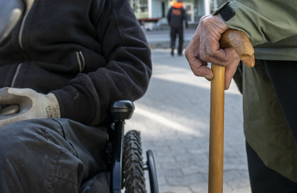 Repræsentanter for personer med handicaps protesterer imod kommende lov