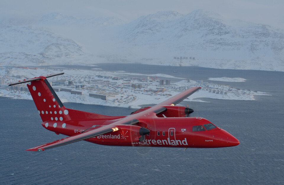 Air Greenland suspenderer billetsalg i visse områder