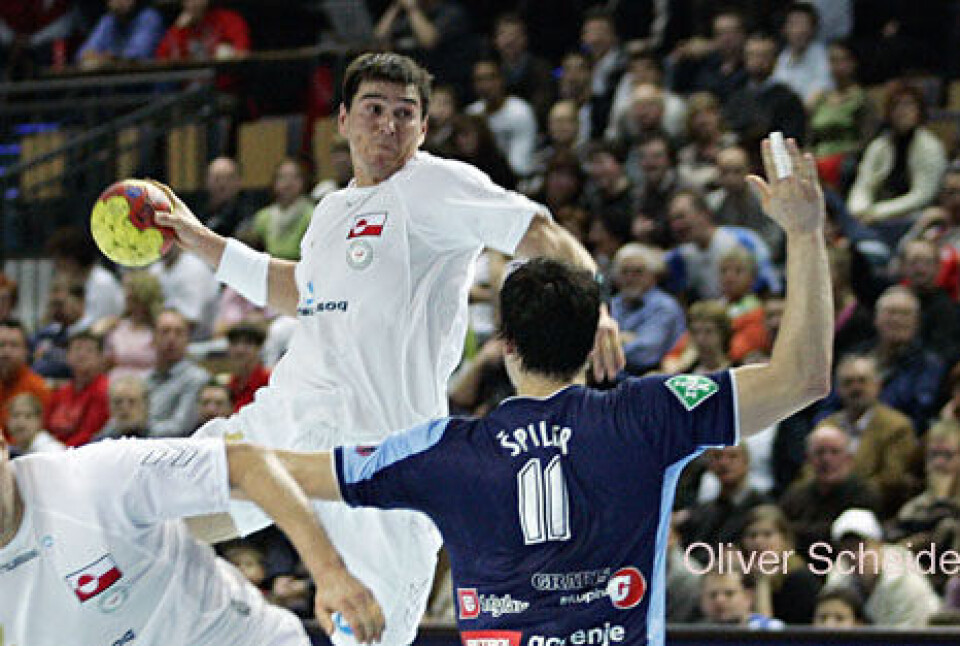 Jakob Larsen i aktion i forbindelse med VM i 2007.