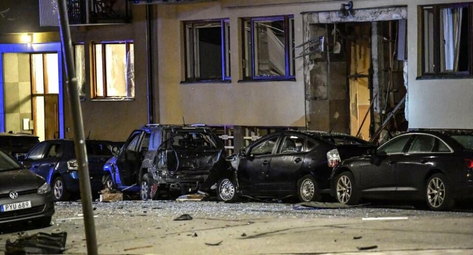 Kraftig eksplosion i Stockholm