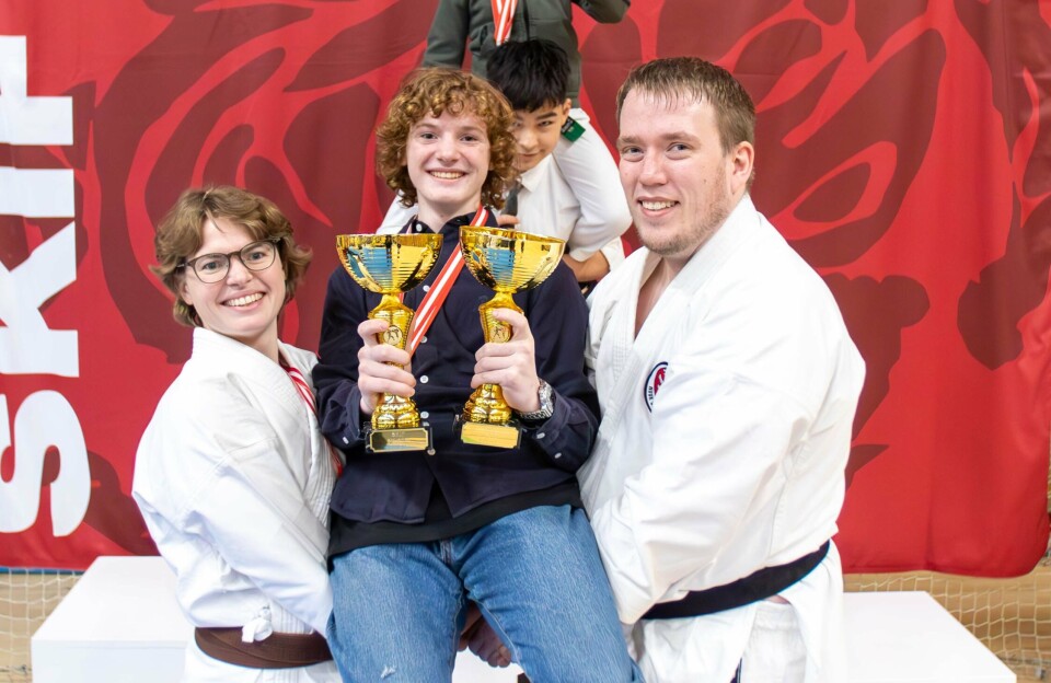 Karateklub fra Nuuk tog stor medaljehøst ved DM