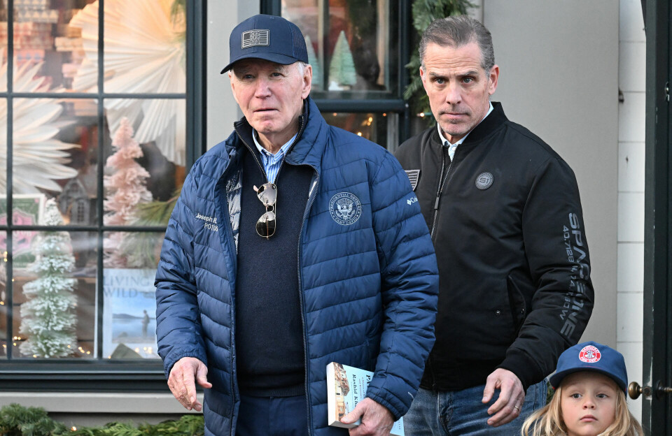 Joe Biden benåder sin søn for straffesager