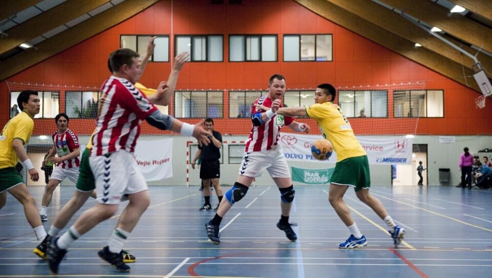 GSS vandt over NÛK hos både herrer og damer, da Brugseni Julecup 2011 blev fløjtet i gang lørdag. Dette billede er fra en tidligere kamp mellem klubberne. Foto: Leiff Josefsen
