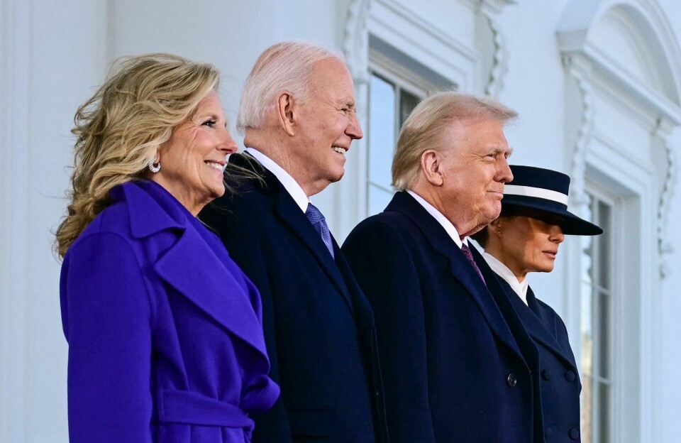 Trump og Biden ankommer sammen til Kongressen før indsættelse