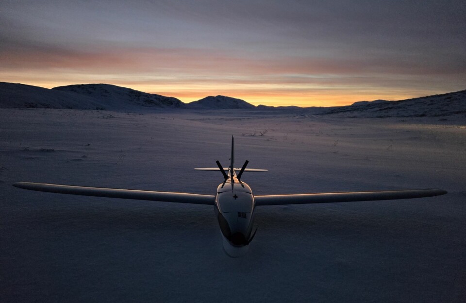 Drone til Ukraine testet i Kangerlussuaq