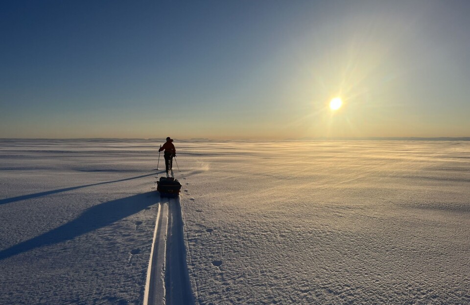 Har krydset Indlandsisen 7 gange
