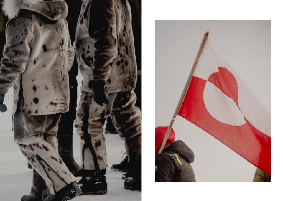 Detaljer fra tilskuerpladsen.