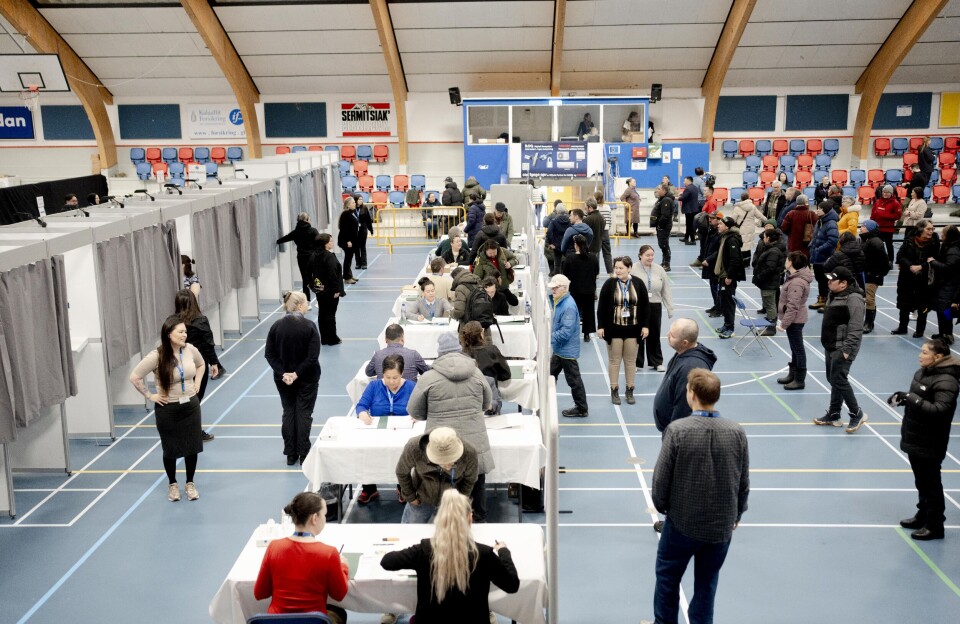 Stort fald i valgdeltagelsen