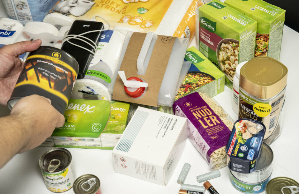 Over halvdelen af danskerne har ikke skaffet nødlager til 72 timer